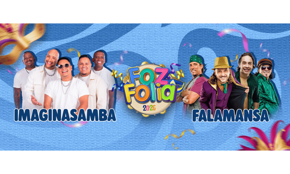 Com Falamansa, Imaginasamba e artistas locais, FozFolia anima o carnaval