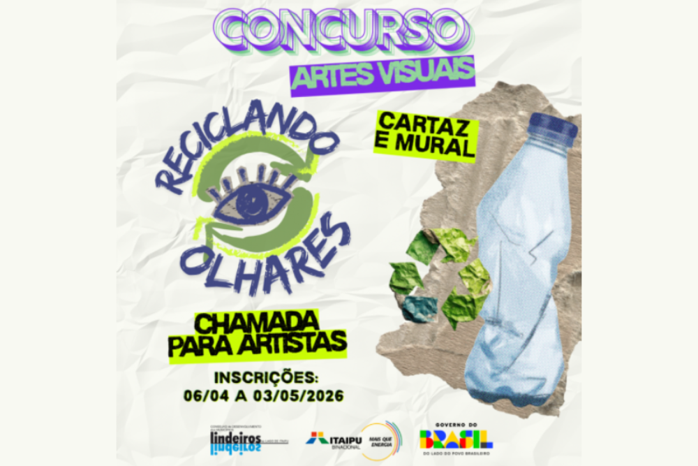 Concurso Reciclando Olhares arte sustentabilidade Itaipu