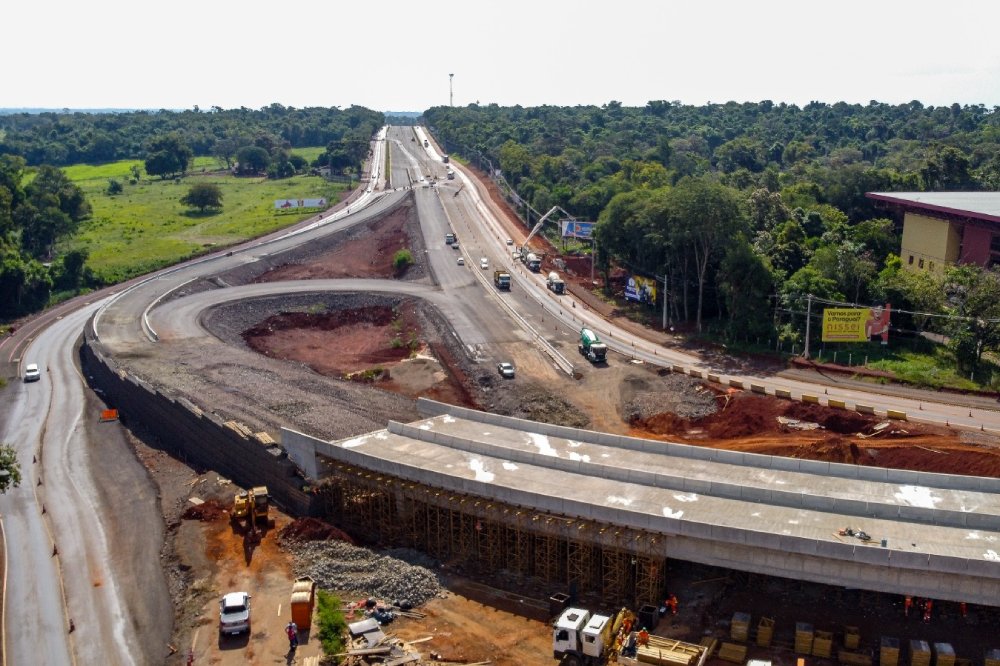 Obra de duplicação da BR-469 (Rodovia das Cataratas)