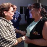 Ministra visita obra apoiada pela Itaipu para acolhimento de mulheres com dependência química