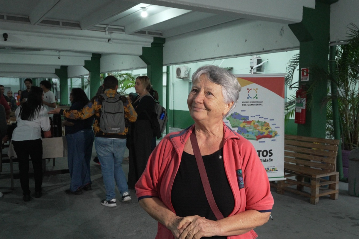 Para Leocádia Algauer, que participou com o Núcleo Litoral PR, a oficina foi importante para aprender mais sobre o assunto e poder replicá-lo com a associação para idosos que lidera em Pontal do Paraná.