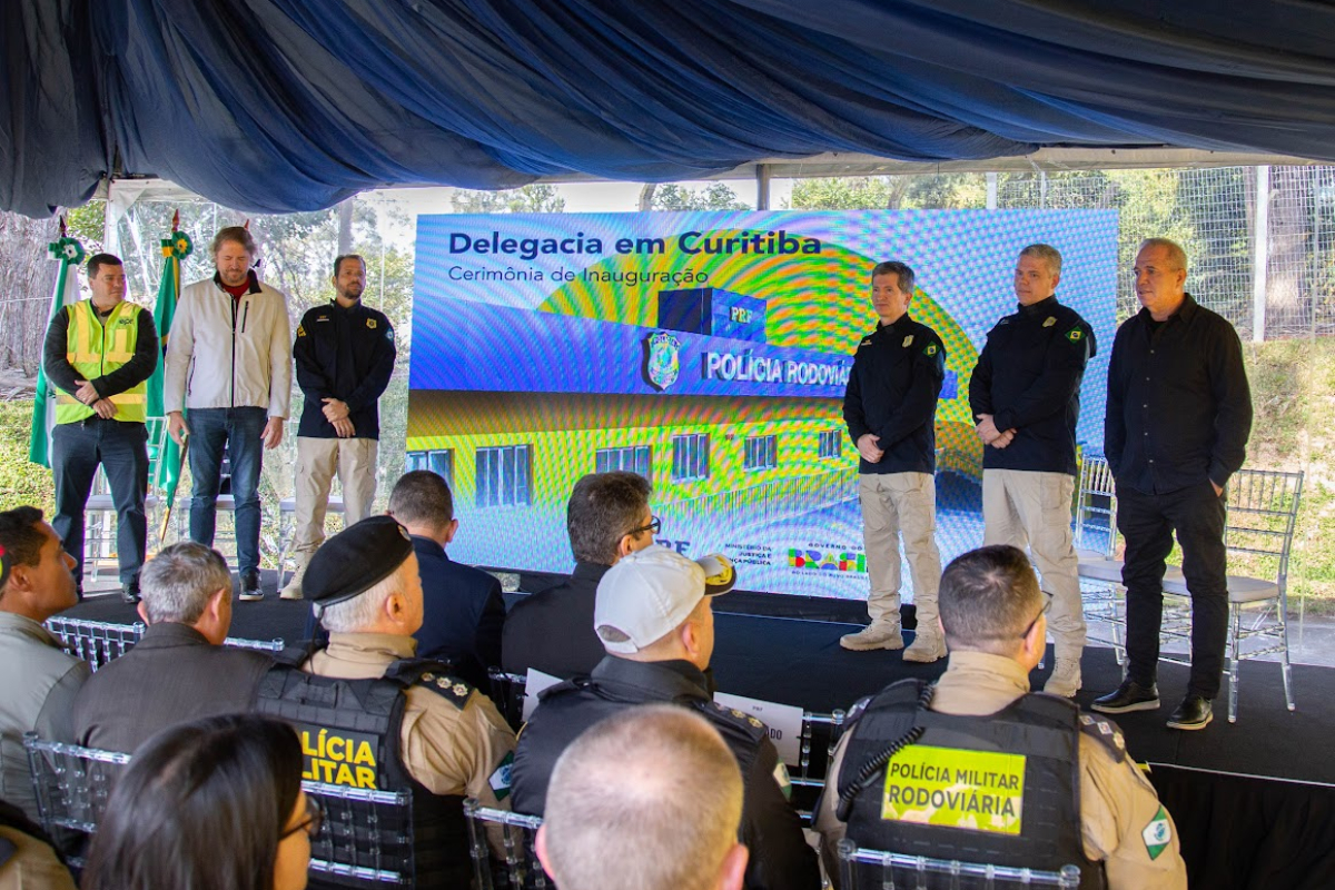 Evento de inauguração da sede da Delegacia Metropolitana da PRF.
