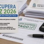 Câmara aprova RecuperaFoz 2026 para facilitar regularização de dívidas com o Município