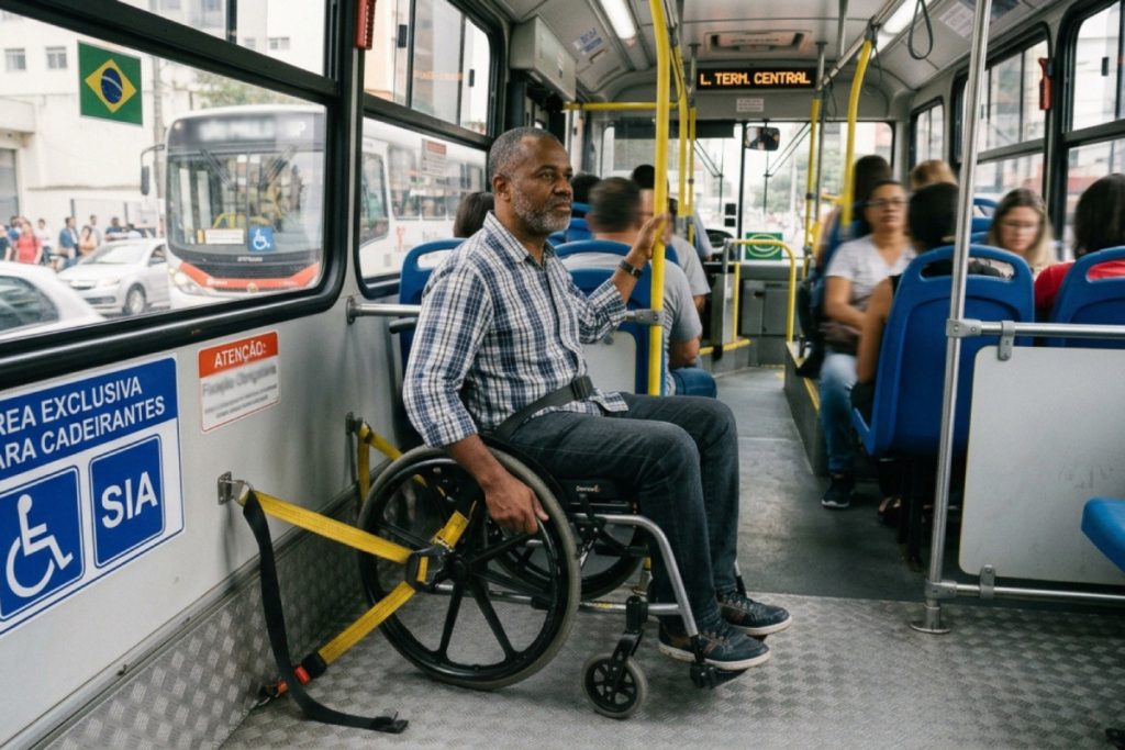 Acessibilidade no transporte: requerimento cobra medidas para garantir segurança de pessoas com deficiência em Foz